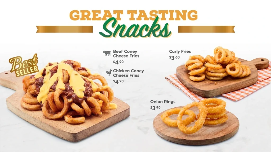 A&W Snacks Menu