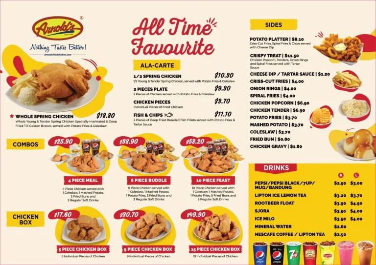 Arnold’s Fried menu Prices