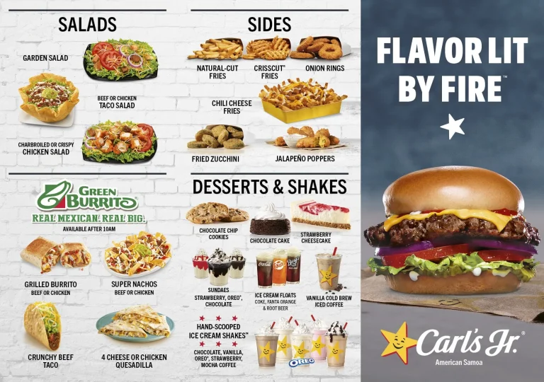 CARLS JR Menu price