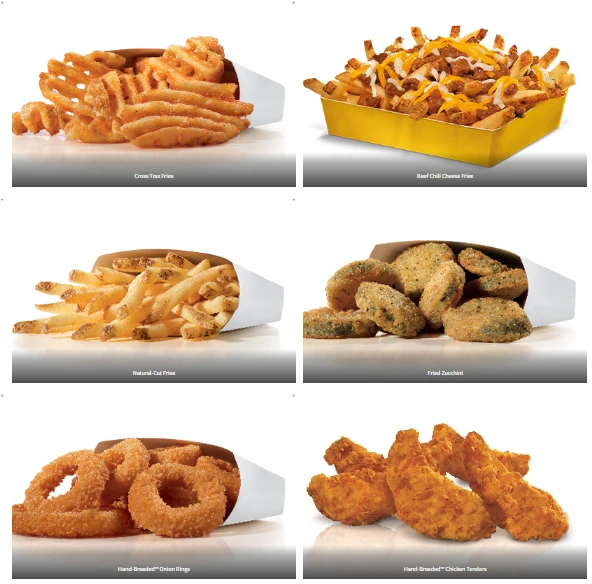 CARLS JR SIDES menu