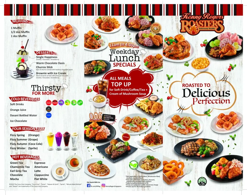 Kenny Rogers Roasters Nasi Lemak Menu