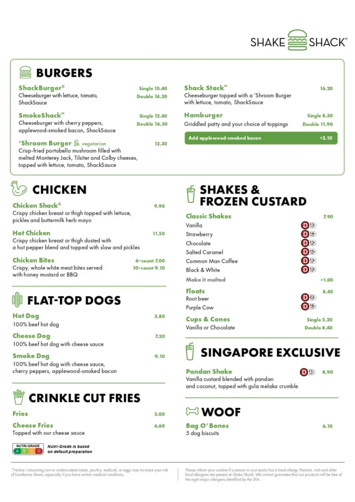 SHAKE SHACK CRINKLE CUT FRIES menu