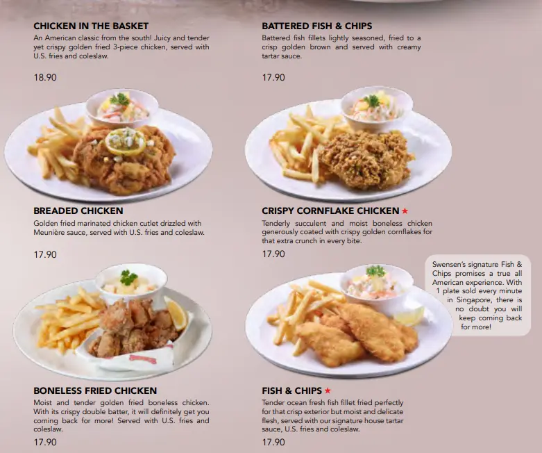 GOLDEN CLASSICS menu