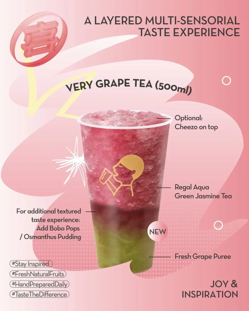 HEYTEA REFRESHING DRINKS menus