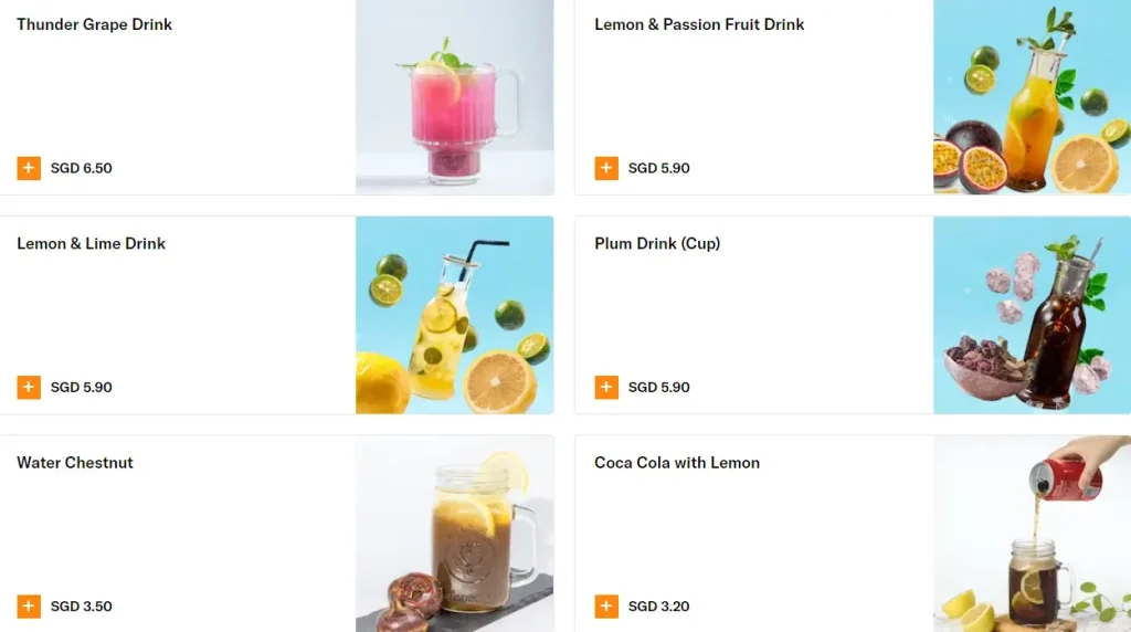 HOMEMADE DRINKS & DESSERT menu