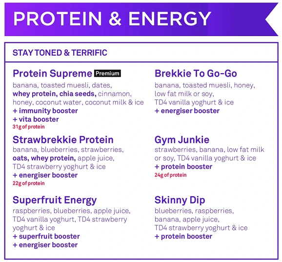 Protein & Energy Drinks