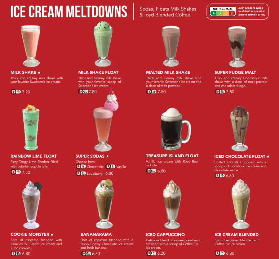 SWENSEN’S ICE CREAM MELTDOWNS