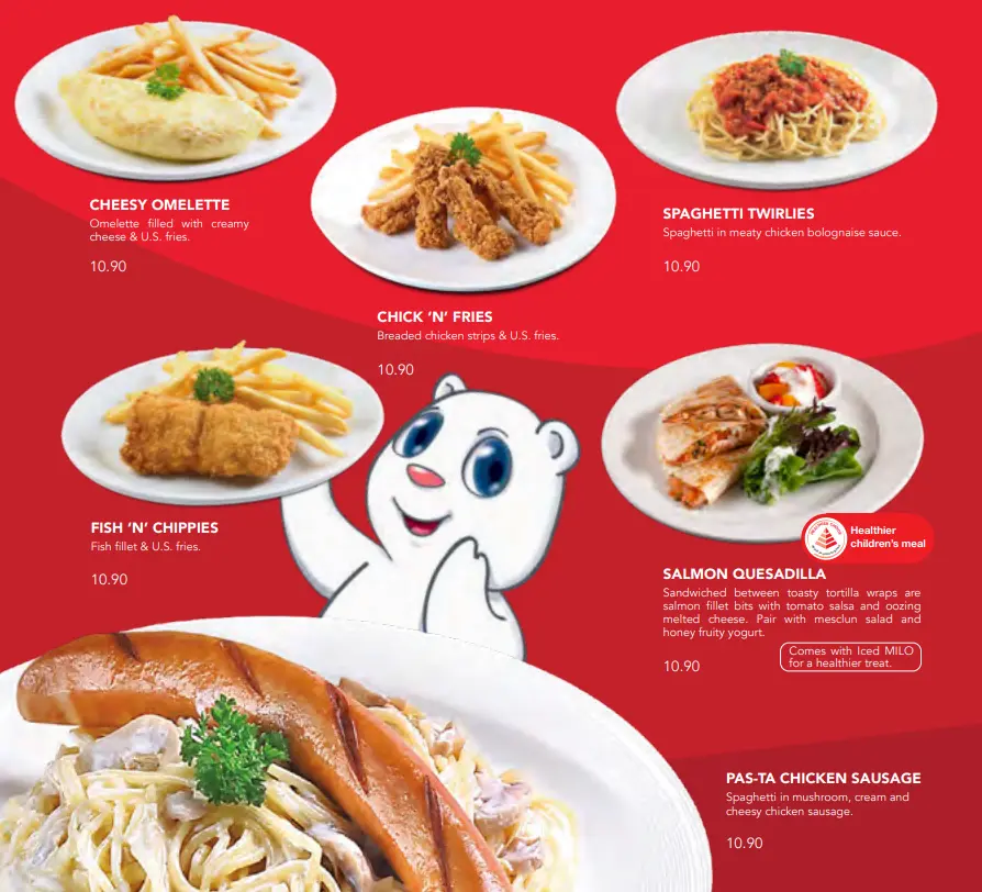 SWENSEN’S KID’S MEALS