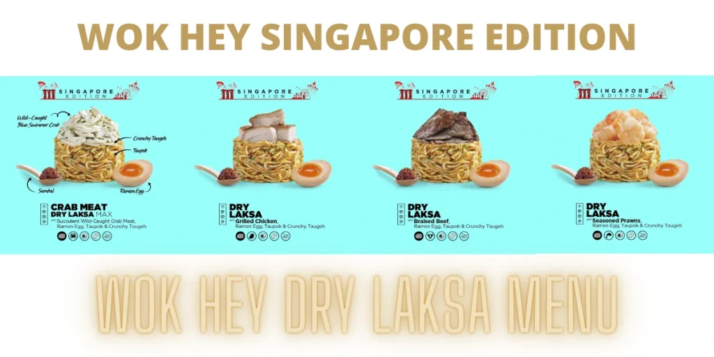 WOK HEY DRY LAKSA menu