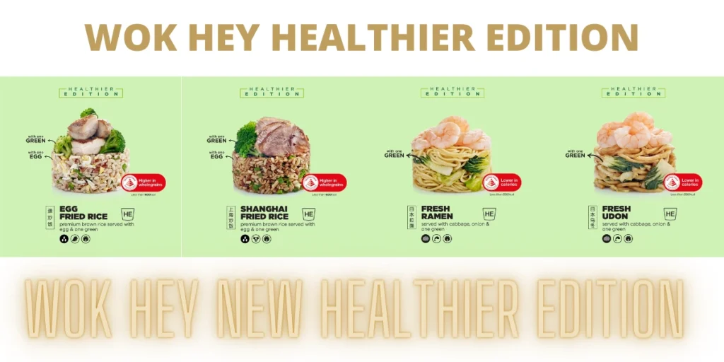 WOK HEY HEALTHIER EDITION menu