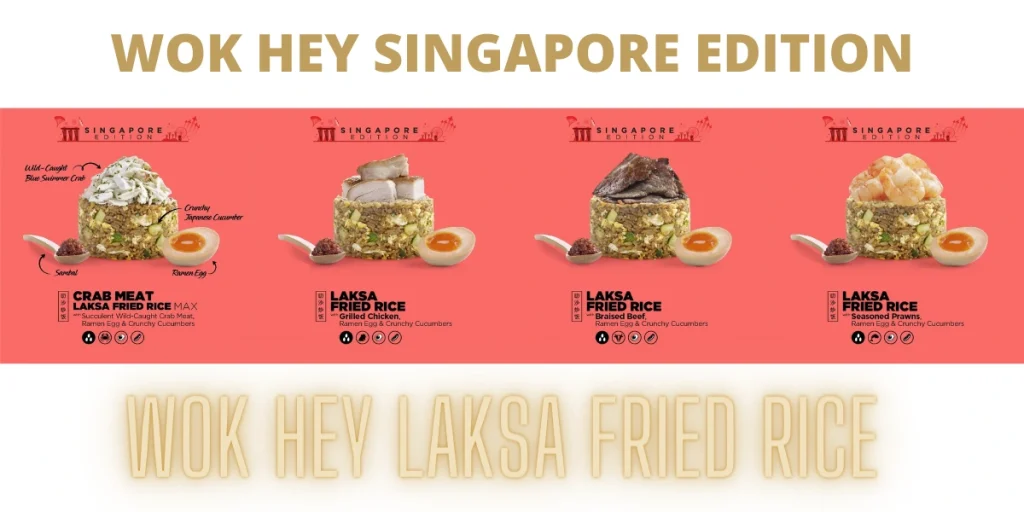 WOK HEY LAKSA FRIED RICE menu