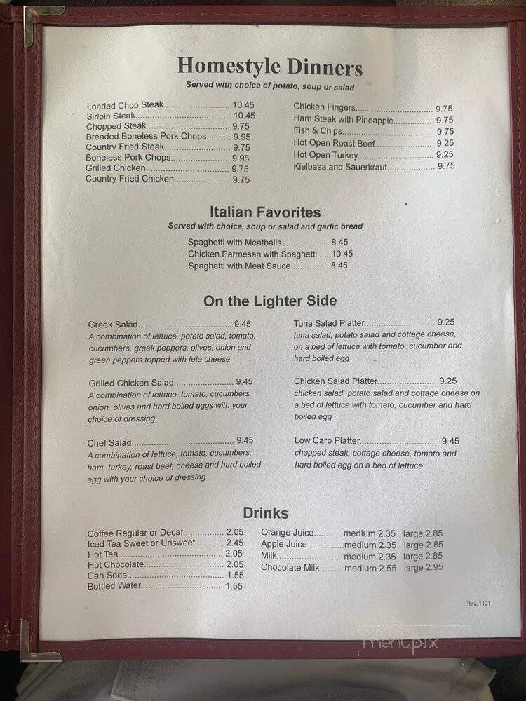 VICTOR’S KITCHEN BEVERAGES menu