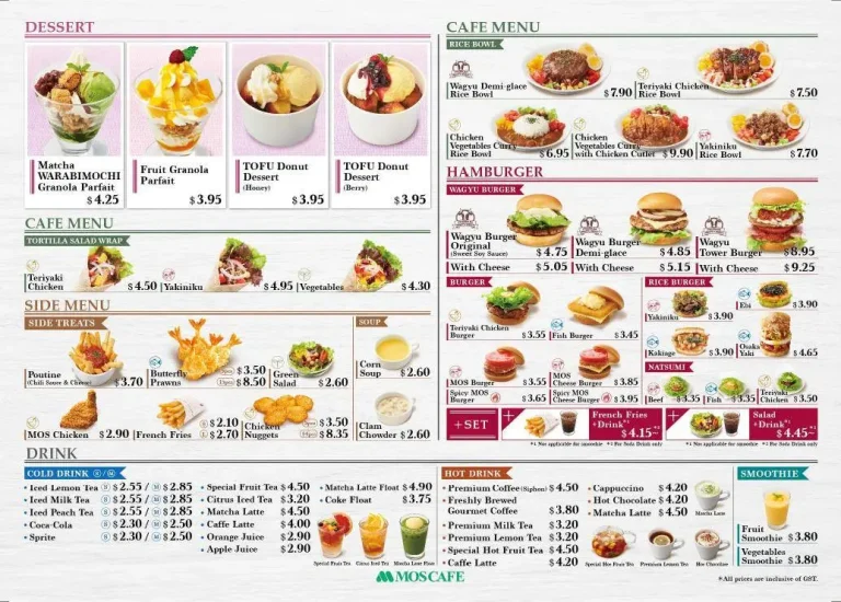 POPEYES MENU WITH PRICES SINGAPORE 2025