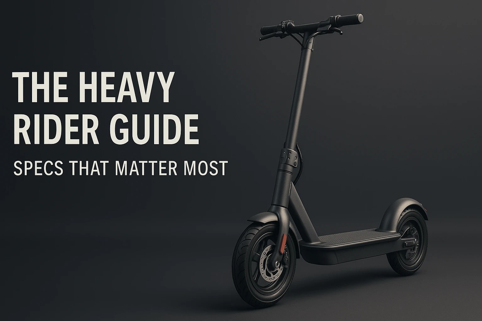The Heavy Rider Guide: Specs That Matter Most for the heavy rider ...